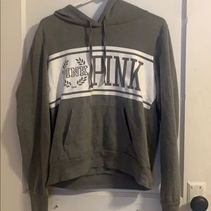 gray “Pink” hoodie